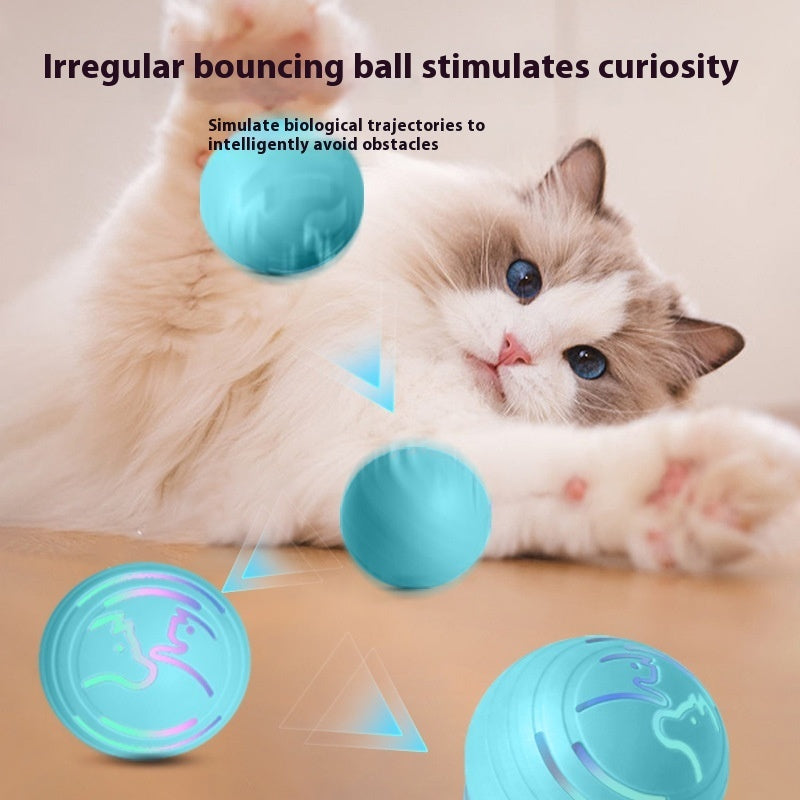 The Purr-fect Playtime: Intelligent Electric Vibration Ball Cat Toy